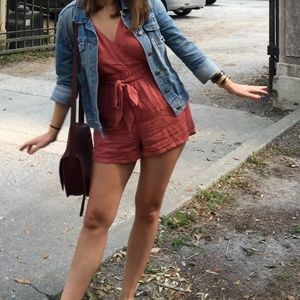 Free People Pink Romper